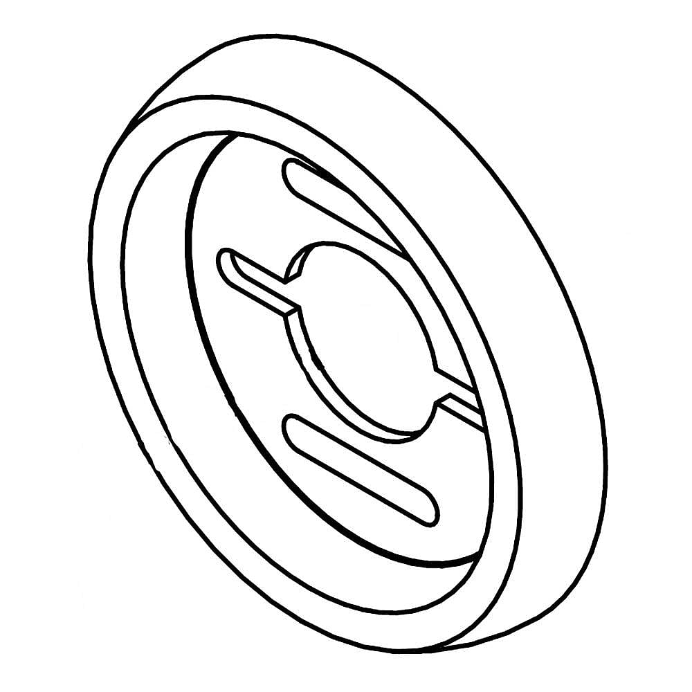 Part #w10261510, Bezel Knob / 3.00 x 3.00 x 1.00