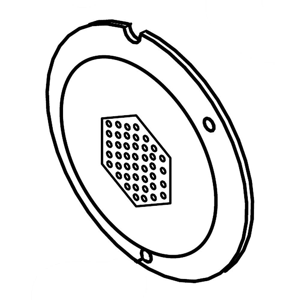 KitchenAid Part #w10261523, Plate | 4.00 x 7.00 x 5.00