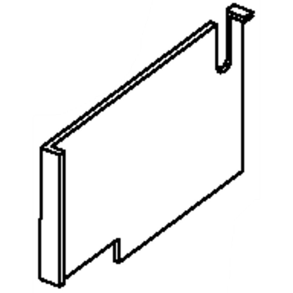 Whirlpool Part #w10269469, Duct Cover | 7.25 x 5.25 x 1.50