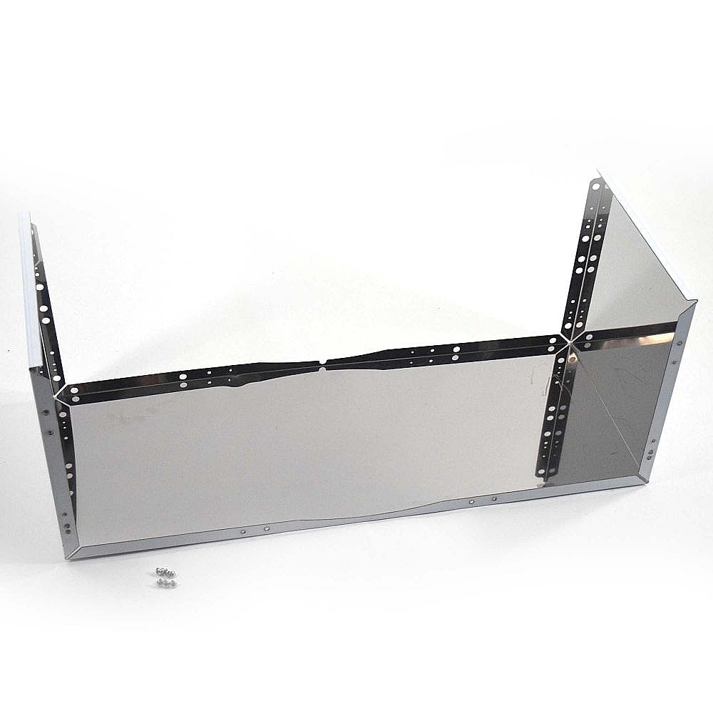 Part #w10272079, Range Hood Flue Cover, Upper / 35.00 x 17.50 x 13.50
