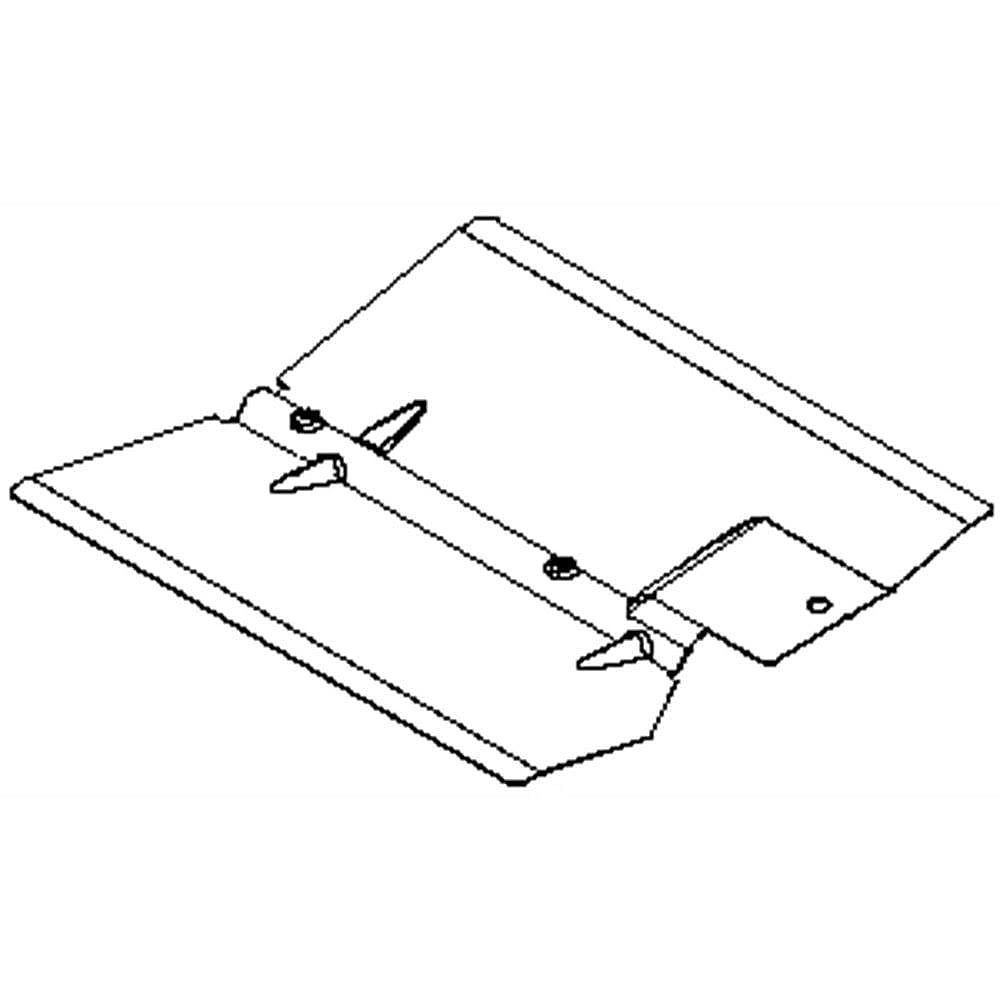 Part #w10272528, Burner Baffle / 12.00 x 10.00 x 1.12