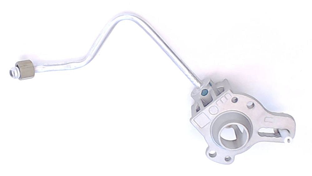 Part #wpw10273133, Range Surface Burner Orifice Holder, Left Front / 10.63 x 5.00 x 2.75