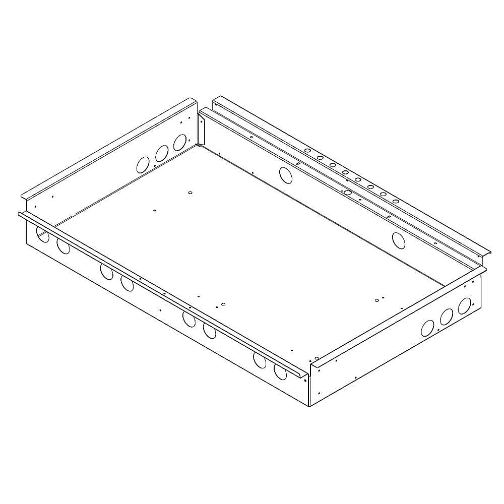Part #w10276535, Jenn-Air Burner Box / 29.50 x 23.75 x 4.50
