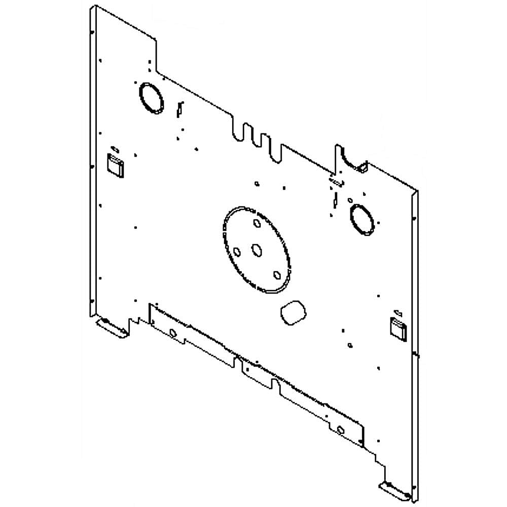 Part #w10282990, Cover-Rear / 16.00 x 16.00 x 1.00