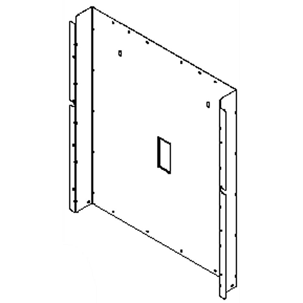Part #w10283000, Rear Cover / 24.00 x 21.00 x 2.60