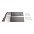 Whirlpool Range Backsplash Kit (stainless) for KitchenAid KFDC506JPA01 - Part W10285449