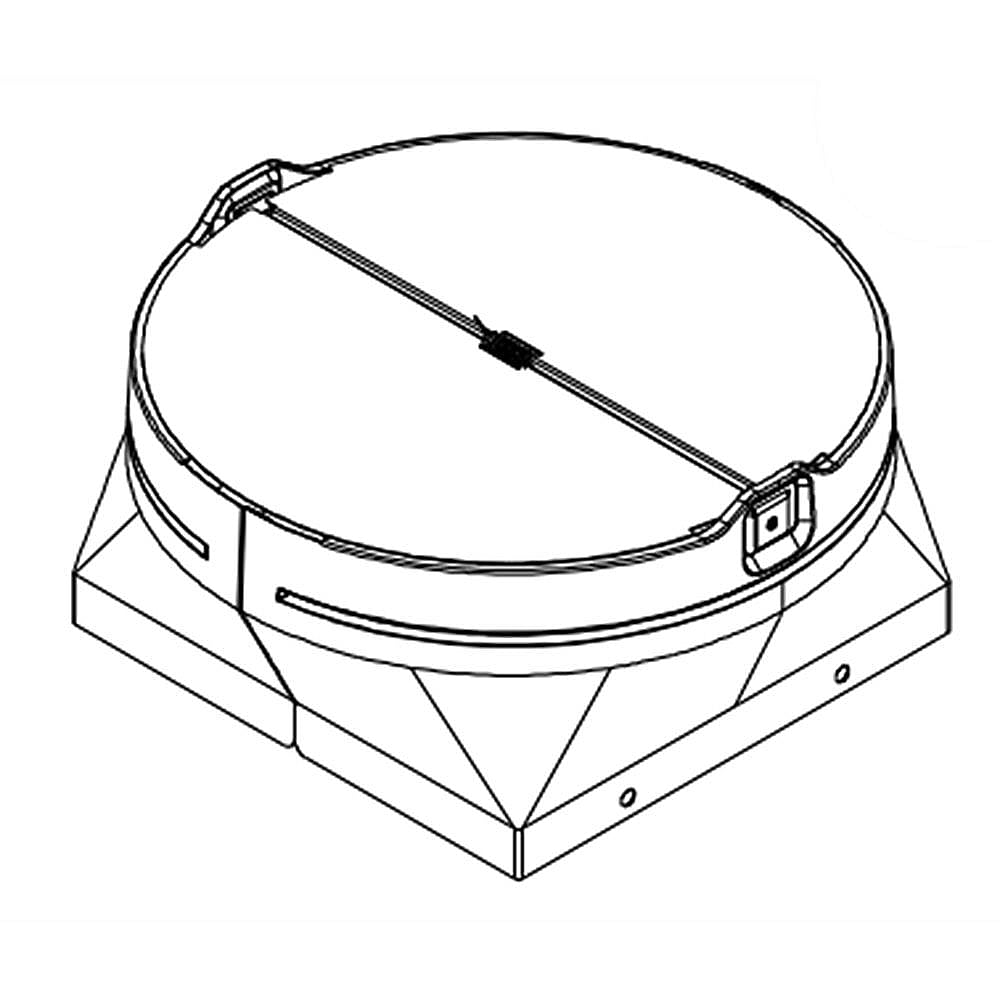 Part #w10293975, Range Hood Vent Damper / 10.00 x 10.00 x 4.50