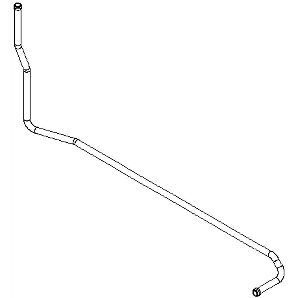 Part #w10295055, Range Surface Burner Manifold Supply Tube / 22.00 x 0.75 x 9.00