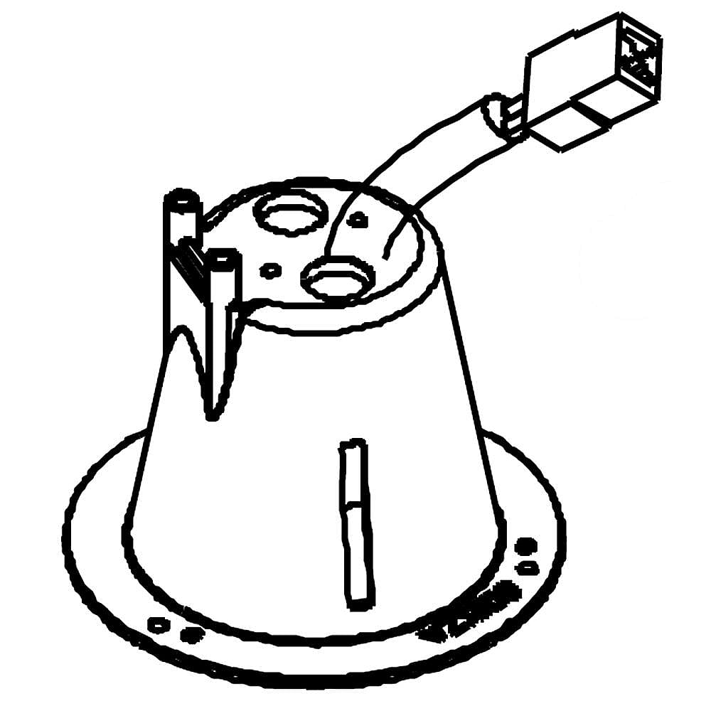 Part #w10295808, Range Hood Light Socket / 1.00 x 1.00 x 1.00