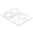 Whirlpool Cooktop Main Top for KitchenAid KECD807XBL01 - Part W10296247