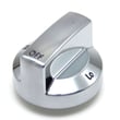 Range Surface Burner Knob for KitchenAid KGCD807XBL02 - Part WPW10301588