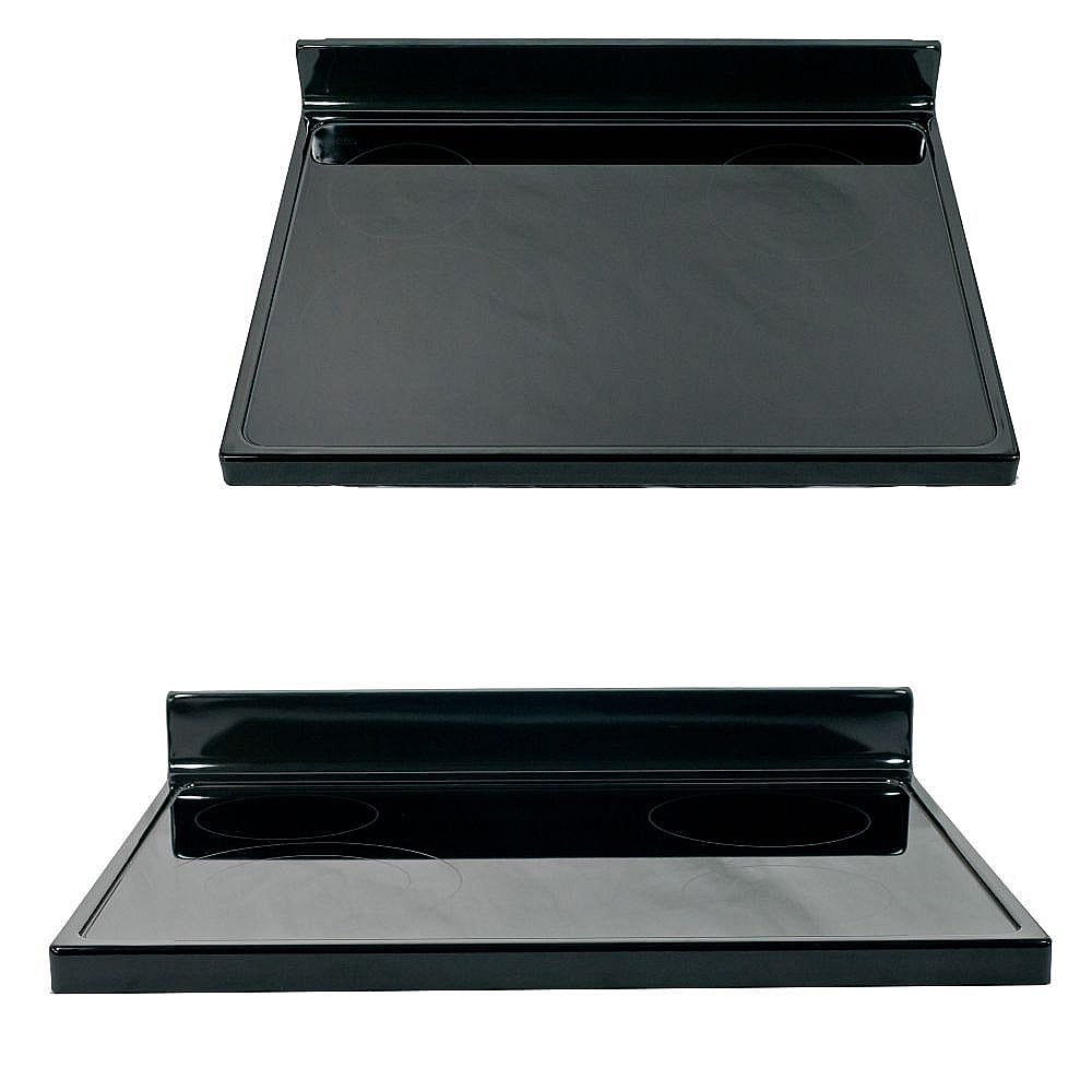Part #w10308891, Range Main Top (Black) / 31.00 x 27.00 x 8.00