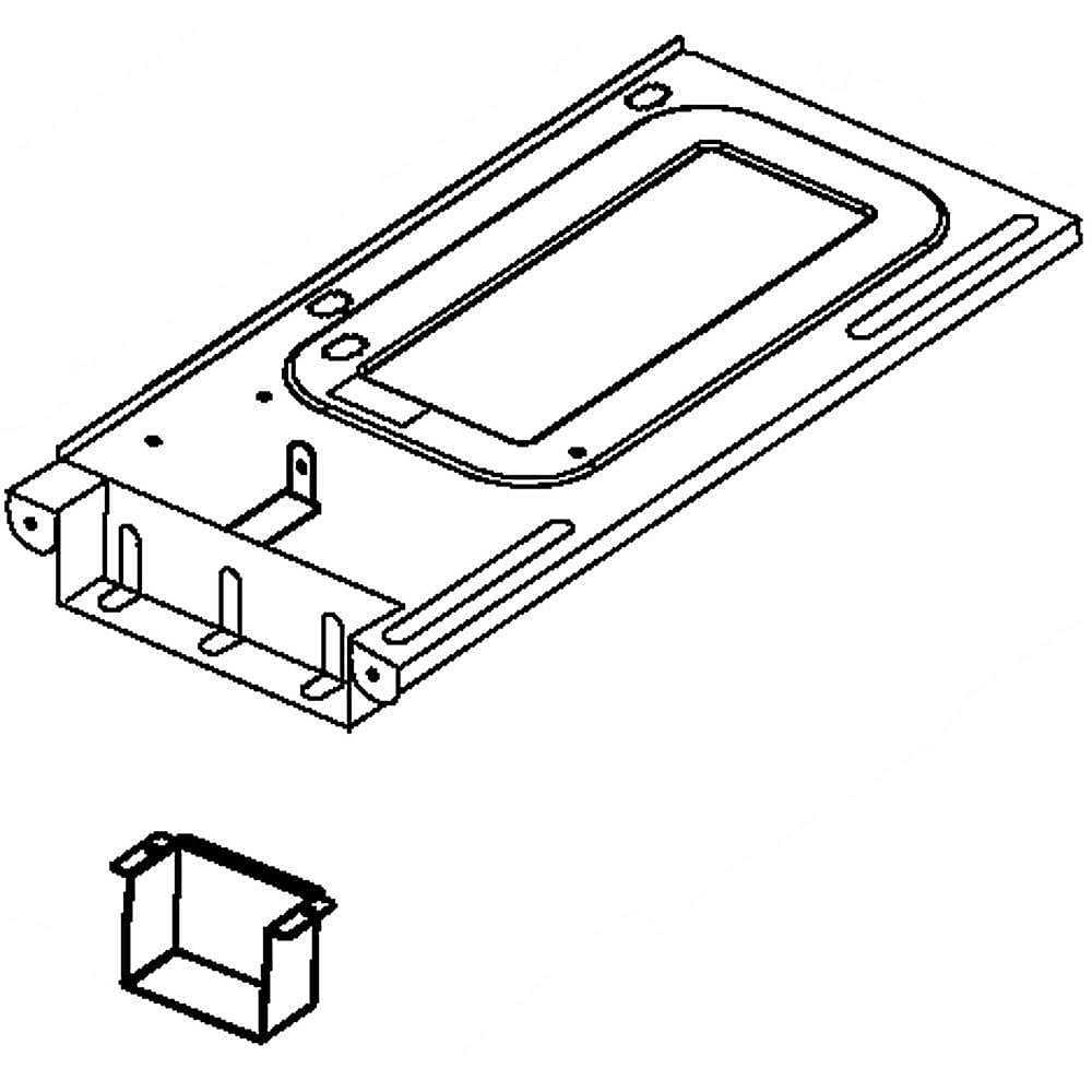 KitchenAid Part #w10310720, Base | 14.00 x 7.50 x 1.00
