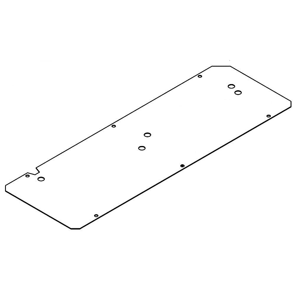 Part #w10311956, Baffle / 19.00 x 6.50 x 0.05
