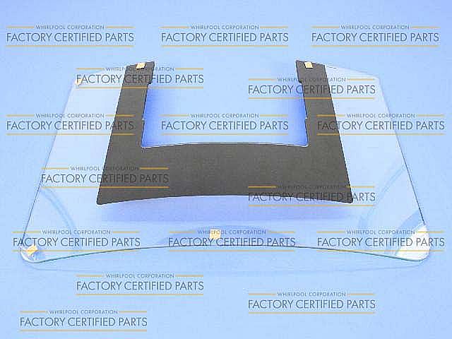 Part #wpw10313843, Range Hood Glass Canopy, 30-In / 39.57 x 6.82 x 30.82