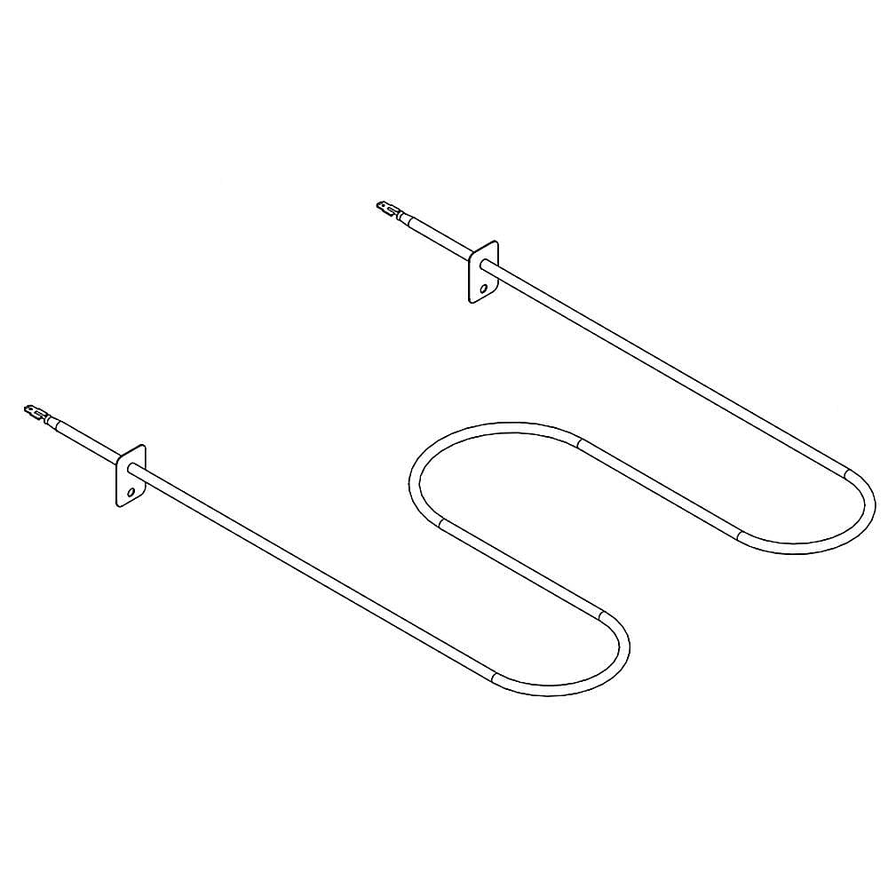 Part #w10317476, Range Broil Element / 19.25 x 16.50 x 1.50