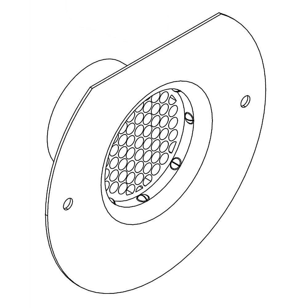 Part #w10322408, Range Oven Vent Tube Adapter / 3.00 x 3.00 x 2.50