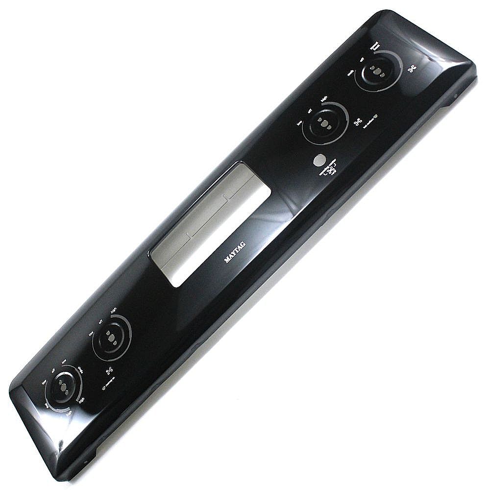 Part #wpw10333922, Range Control Panel (Black) / 8.57 x 3.82 x 30.94