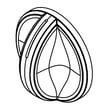 Range Surface Element Knob (stainless) W10339450