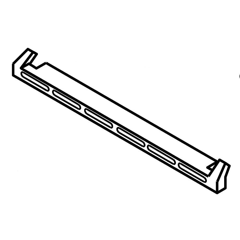 Part #w10339573, Wall Oven Vent (White) / 23.12 x 2.50 x 1.00