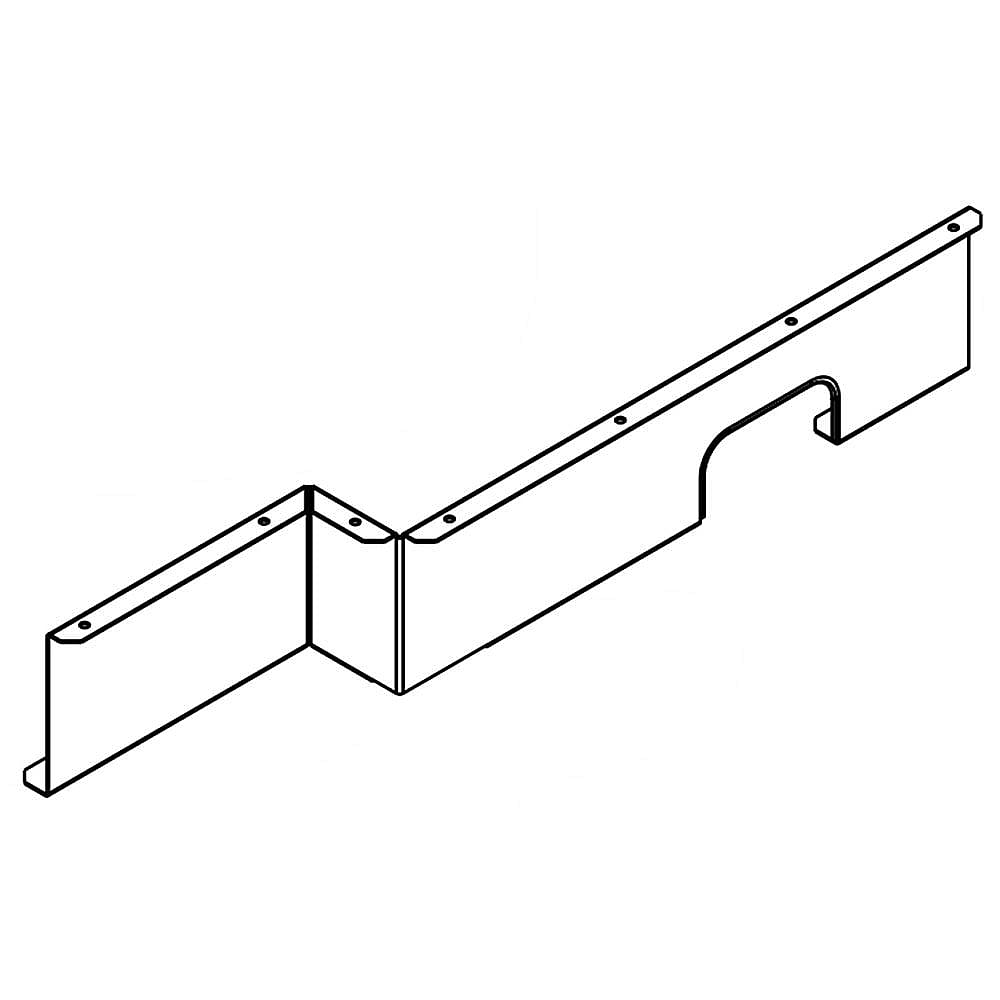 Part #w10340209, Heat Shield / 23.25 x 3.62 x 1.00