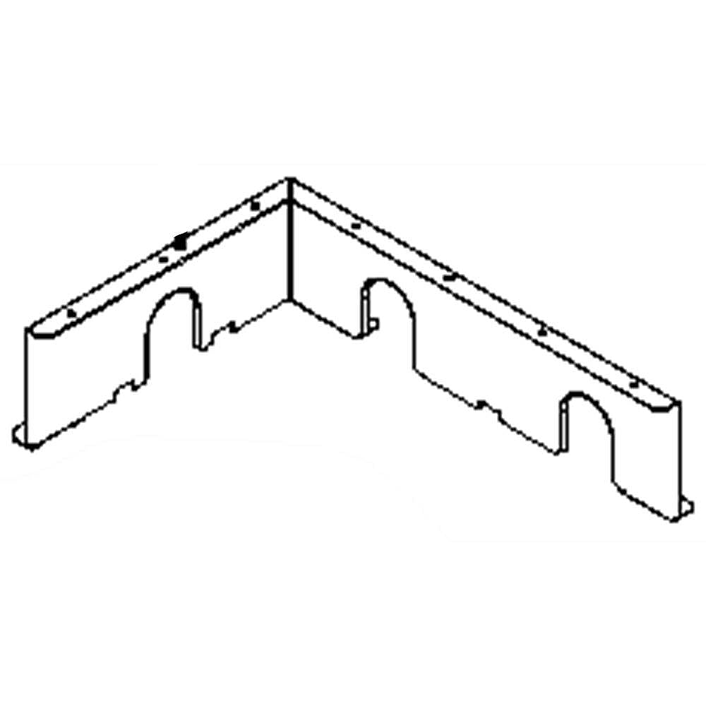 Part #w10340230, Heat Shield / 20.50 x 2.50 x 3.25