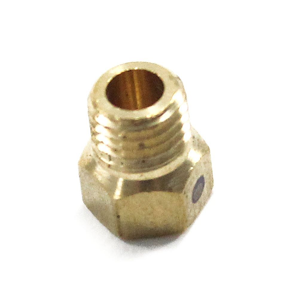 Part #w10340424, Range Surface Burner Orifice, Left Front, Right Rear / 0.25 x 0.25 x 0.25