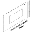 Range Oven Door Outer Panel (black) for KitchenAid KGRS505XBL05 - Part W10346121
