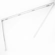 Oven Door Trim for KitchenAid KGRS206XWH1 - Part W10347832