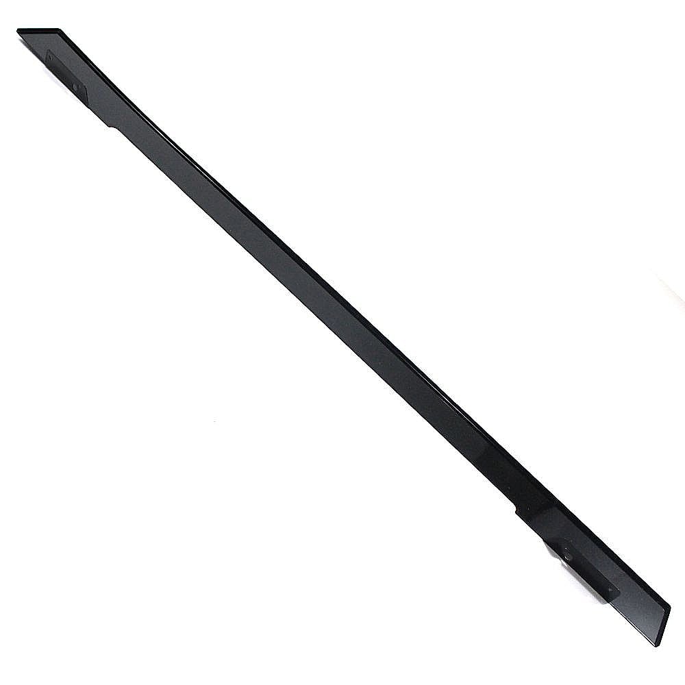 Part #wpw10351236, Wall Oven Vent Trim, Lower (Black) / 3.44 x 2.82 x 30.94