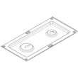 Range Main Top, Right (black) W10352967