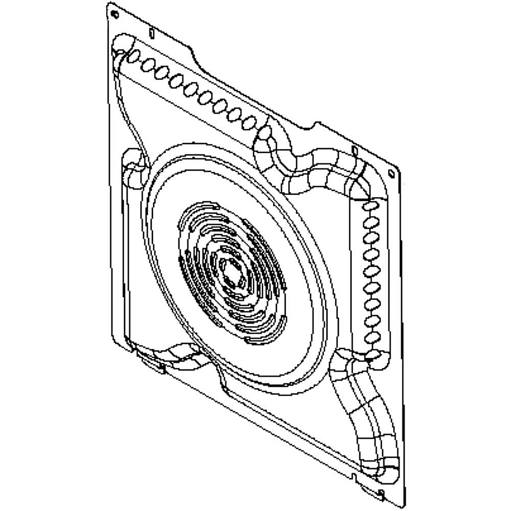 Part #w10359278, Converter Baffle / 15.00 x 14.25 x 1.50