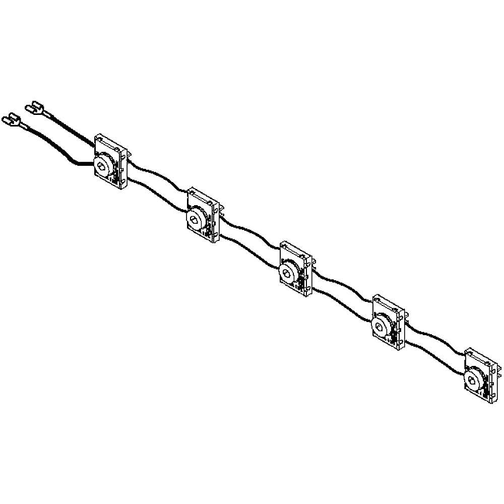 Part #w10361493, Range Igniter Switch And Harness Assembly / 6.00 x 5.25 x 1.50
