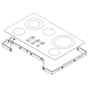 Cooktop Main Top (stainless) W10365143