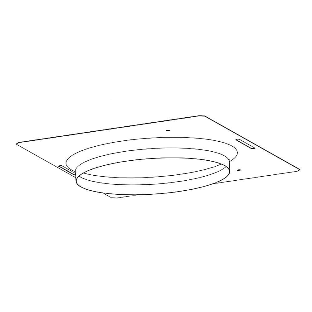 Whirlpool Part #w10386343, Air Duct | 13.00 x 10.00 x 1.75