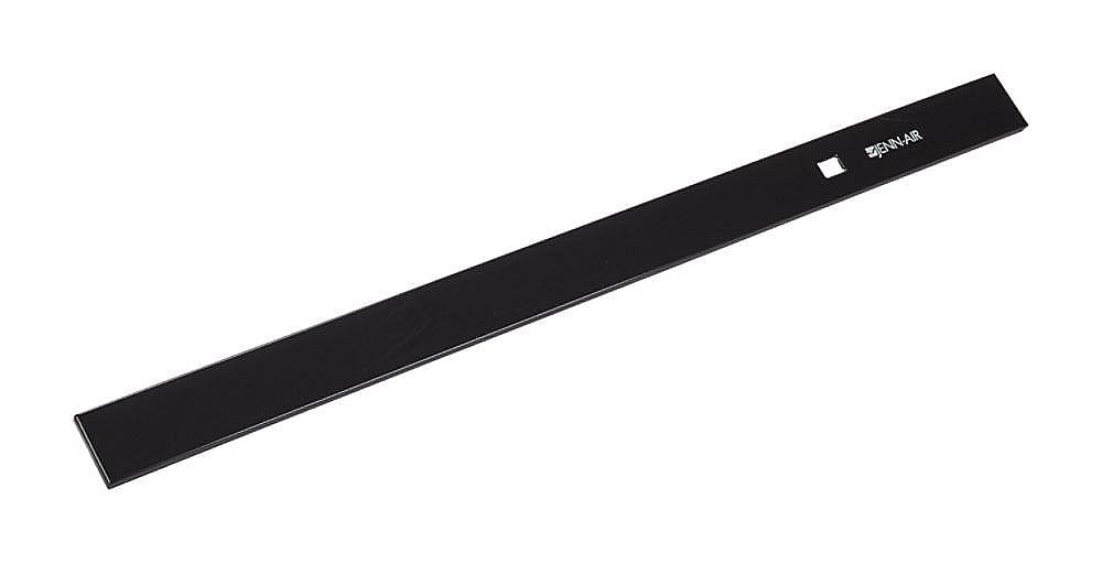 Part #w10387676, Downdraft Vent Top Trim (Black) / 1.00 x 2.00 x 46.00