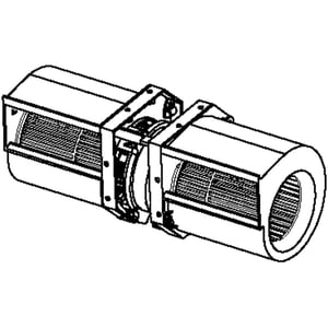 Microwave Vent Fan Motor Assembly W10409198