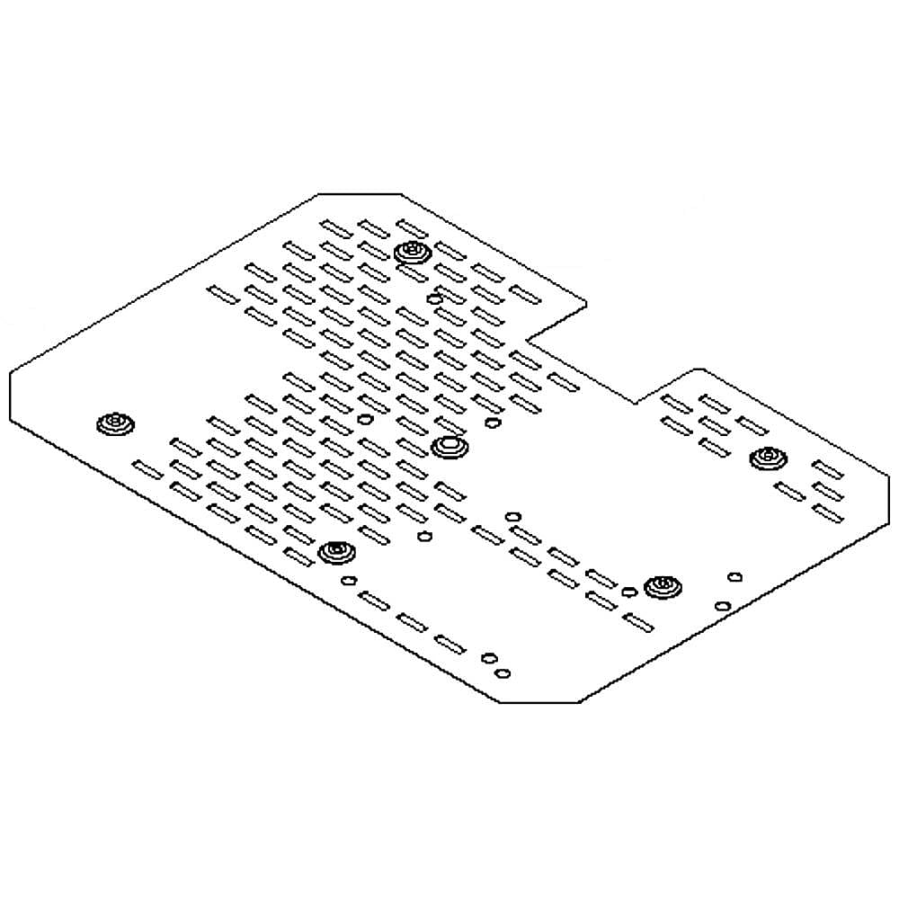 Part #w10422067, Heat Shield / 22.67 x 15.50 x 0.01