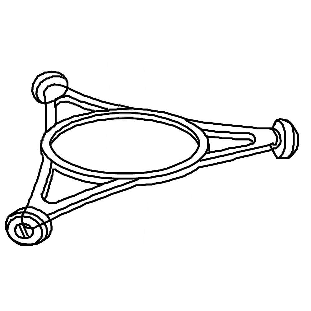 KitchenAid Part #w10422379, Microwave Turntable Tray Support | 9.00 x 9.00 x 0.75