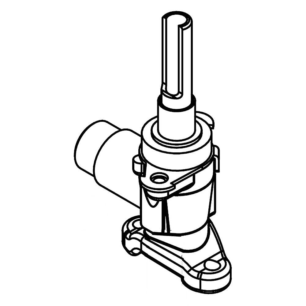 Photo of Part #w10441650, Cooktop Burner Valve | 2.50 x 1.18 x 1.50 from Repair Parts Direct