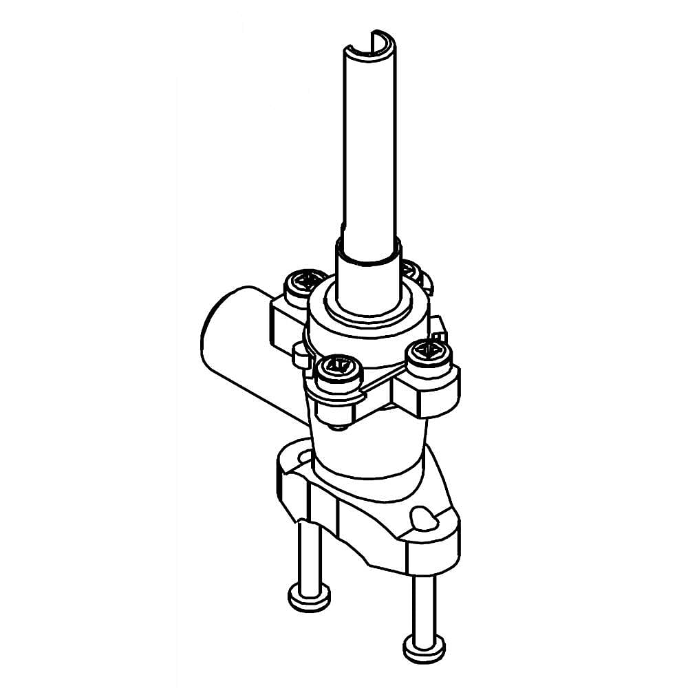 Part #w10441654, Cooktop Burner Valve / 2.50 x 1.50 x 1.00