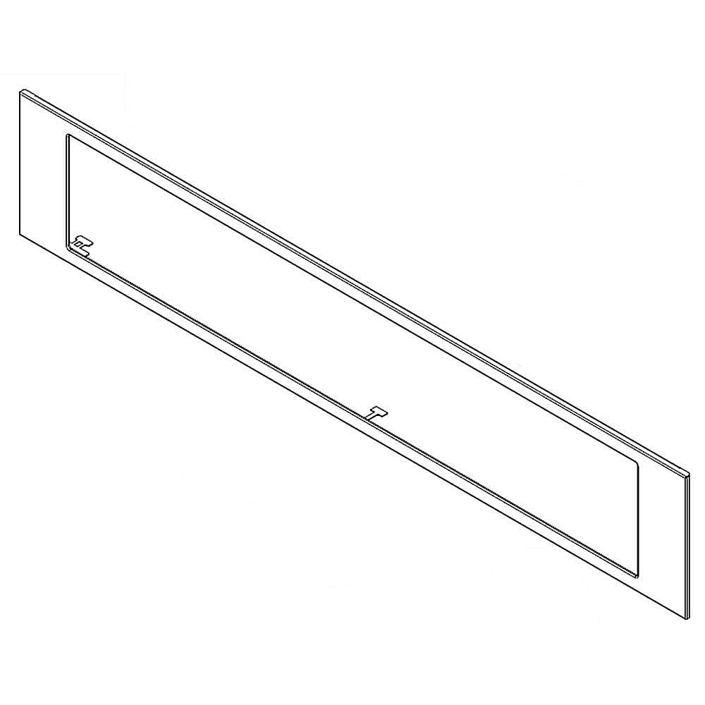 Part #w10444132, Wall Oven Control Panel (Stainless) / 29.85 x 5.60 x 1.35
