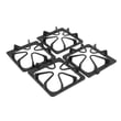 Range Surface Burner Grate Set (black) for Whirlpool GLT3014GB3 - Part WPW10447925