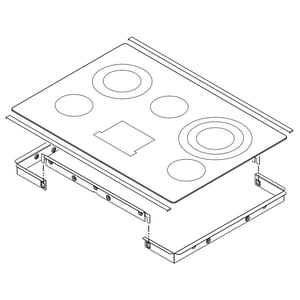 Cooktop Main Top (stainless) W10451920