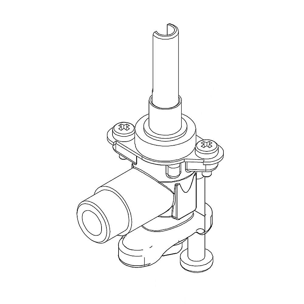 Jenn-Air Part #w10467729, Cooktop Burner Valve | 2.25 x 1.08 x 1.50
