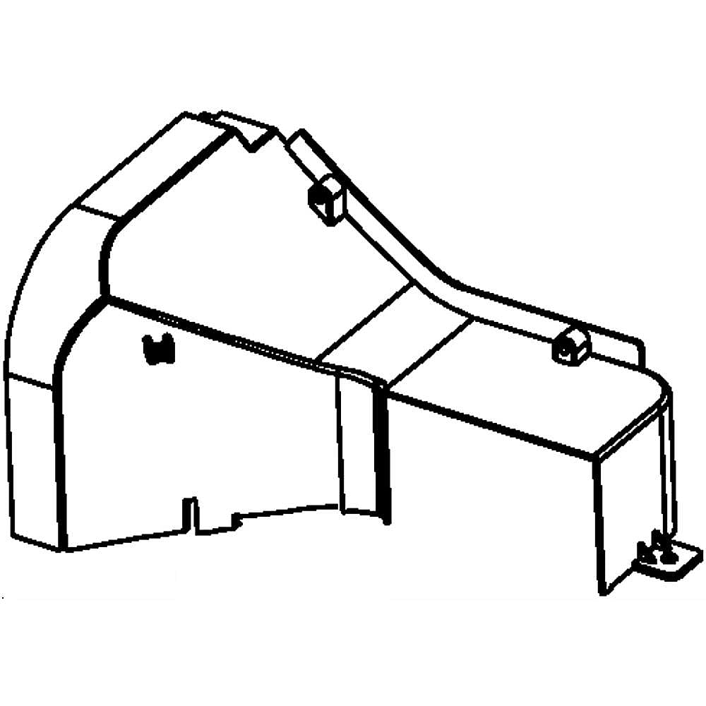 KitchenAid Part #w10471570, Deflector Arm | 12.00 x 6.00 x 4.00