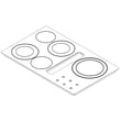 Cooktop Main Top for KitchenAid KECD867XBL01 - Part W10473507