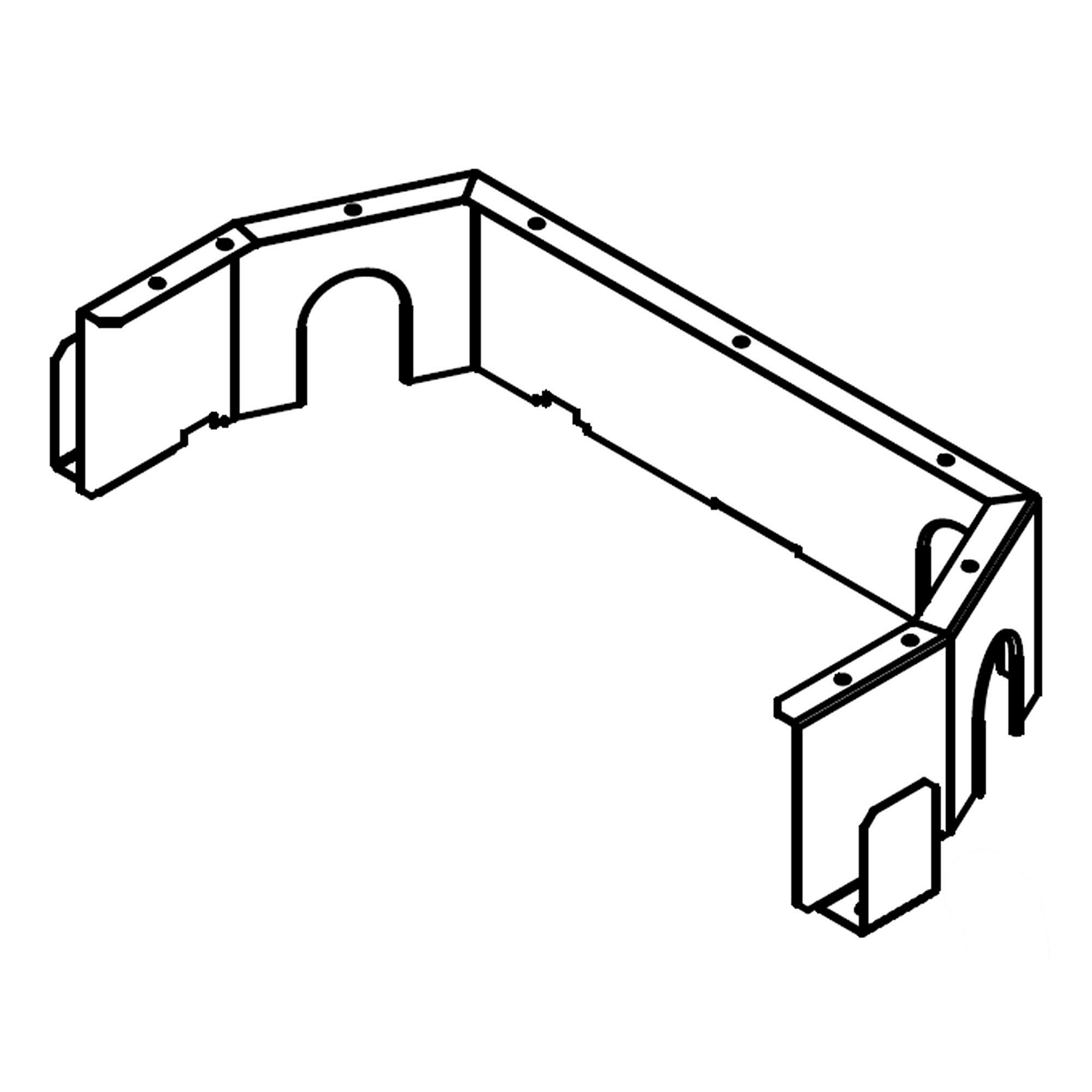 Part #w10480493, Heat Shield / 17.00 x 17.00 x 0.90