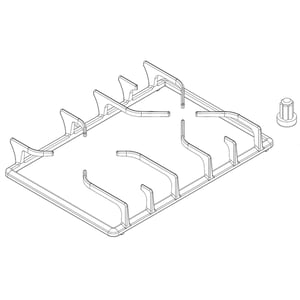 Whirlpool Grate, Left Side W10483907