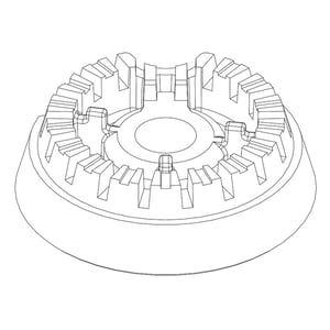 Maytag Head, Burner Right Front (head, Burner Aux) W10483936